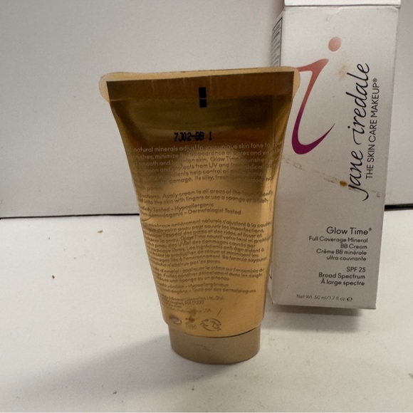 Jane Iredale Glow Time Full Coverage Mineral BB Cream BB1 Spf 25 1.7 OZ - Picture 5 of 7